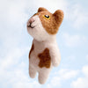 Ginger Cat Felt Finger Puppet - Freshie & Zero Studio Shop