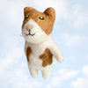 Ginger Cat Felt Finger Puppet - Freshie & Zero Studio Shop