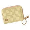 Zip Around Wallet - Light Green Check - Freshie & Zero Studio Shop