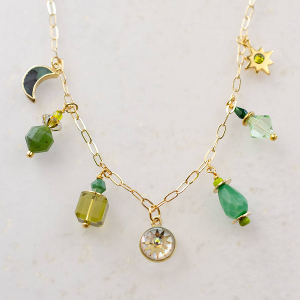 Pearl Zodiac Earth Sign Charm Necklace - Freshie & Zero Studio Shop