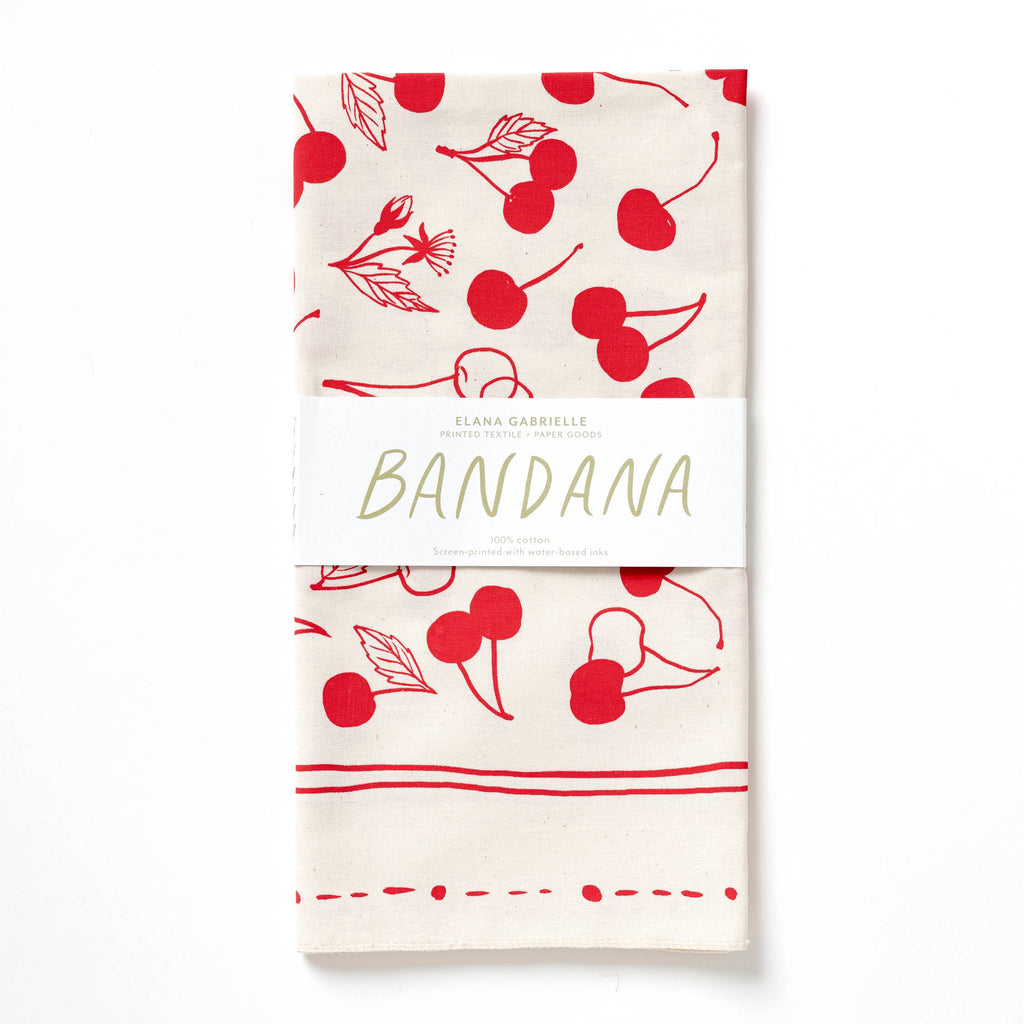 Cherries Bandana - Freshie & Zero Studio Shop