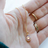 Paw Print Gemstone Necklace by Jill Makes - Freshie & Zero Studio Shop