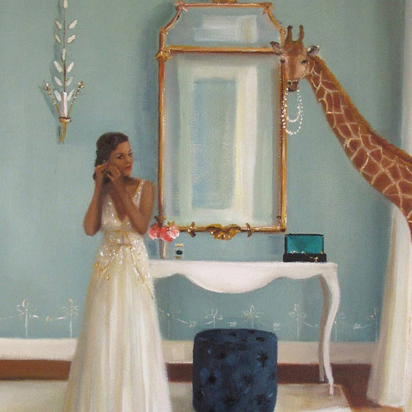 Lady In Waiting 8.5" X 11" | Janet Hill Art Print - Freshie & Zero Studio Shop