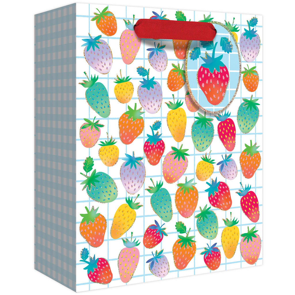 Sweet Strawberries Medium Gift Bag - Freshie & Zero Studio Shop
