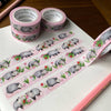 Opossums and Tulips Washi Tape - Freshie & Zero Studio Shop
