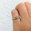 Snake Signet Ring: Bronze / Size 8 - 57.0mm - Freshie & Zero Studio Shop