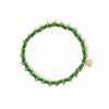 Kami Green and Gold Crystal Stretch Bracelet - Freshie & Zero Studio Shop
