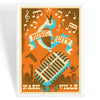 Songbird Music City Nashville Magnet - Freshie & Zero Studio Shop