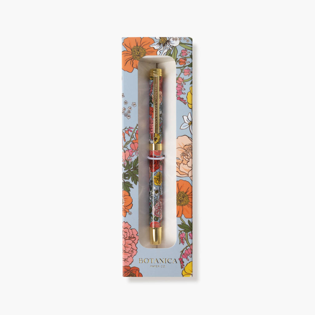 GARDEN FLORA | ROLLERBALL PEN - Freshie & Zero Studio Shop