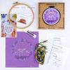 Citrus embroidery kit by Cozyblue - Freshie & Zero Studio Shop