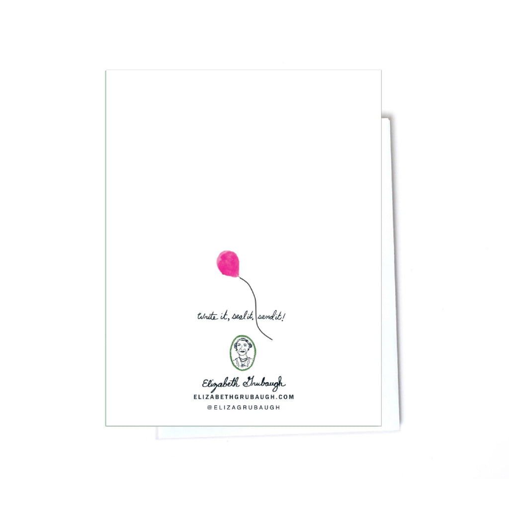Balloons Congratulations Greeting Card - Freshie & Zero Studio Shop