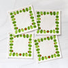 Green Olives Cocktail Napkin Set of 4 - Freshie & Zero Studio Shop