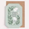 Growing Family Flower Baby Card - Freshie & Zero Studio Shop