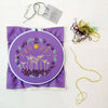 Fairy Ring Moons & Mushrooms Embroidery Kit by Cozyblue - Freshie & Zero Studio Shop
