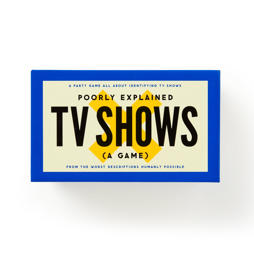 Poorly Explained TV Shows Game - Freshie & Zero Studio Shop