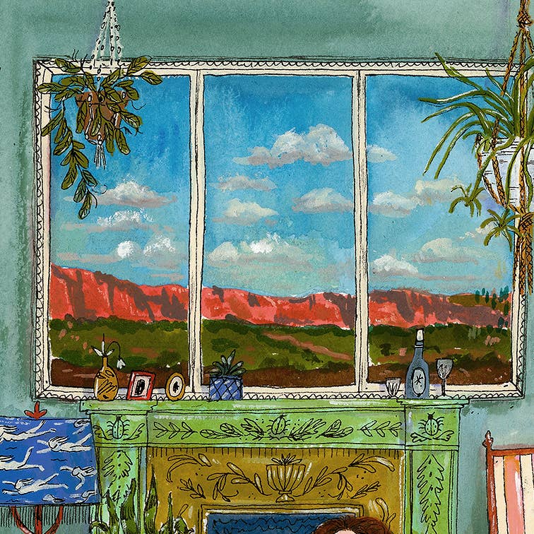 Other People's Living Rooms 11"x14" Print by Jill Kittock - Freshie & Zero Studio Shop