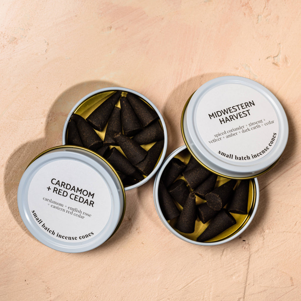Incense Cones: Dandelion + Pampas Grass - Freshie & Zero Studio Shop