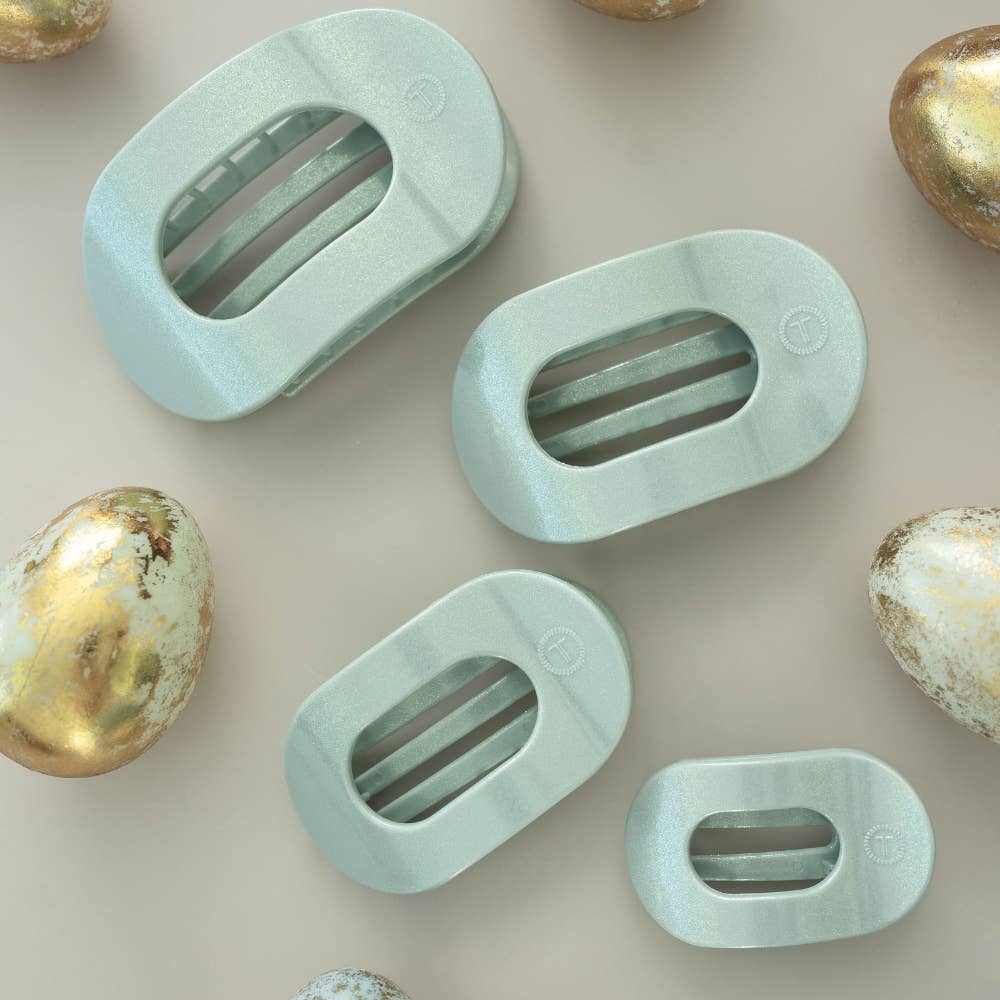 Flat Round Hair Clip | Small | Dew Drop - Freshie & Zero Studio Shop