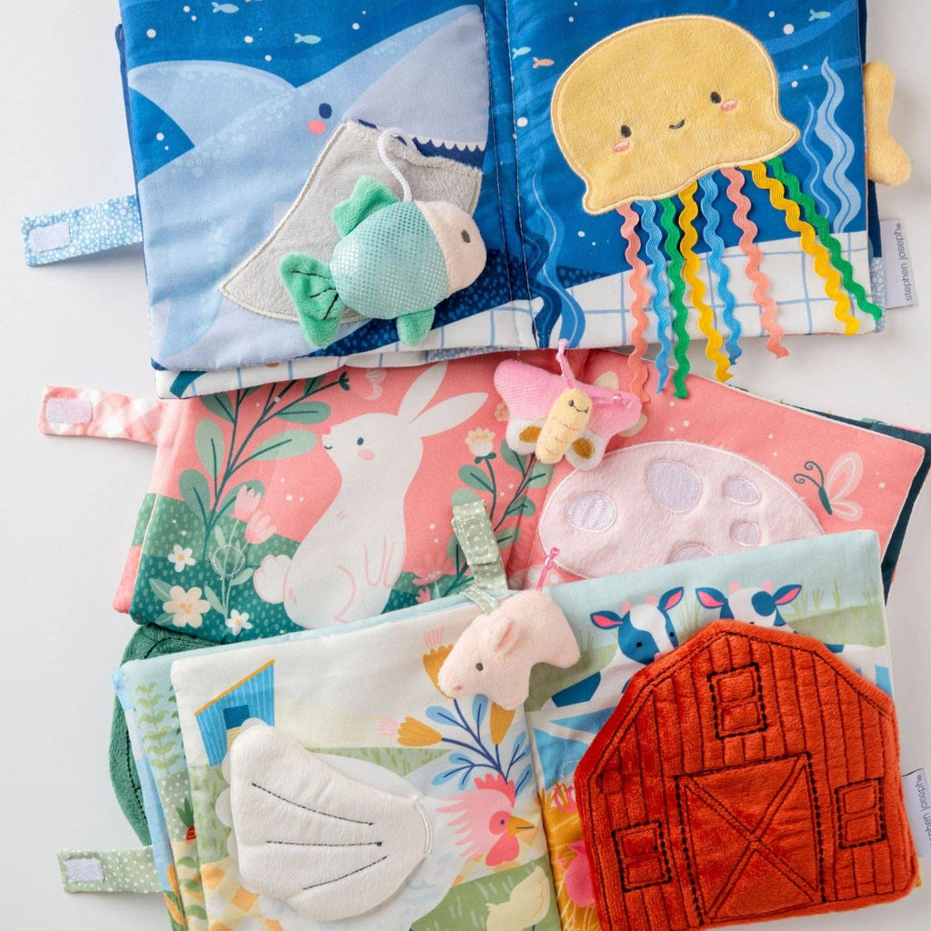 Baby Sensory Fabric Book - Under the Sea - Freshie & Zero Studio Shop