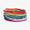 Chelsea Luxe Rainbow Beaded Bracelet Stack of 18 - Freshie & Zero Studio Shop