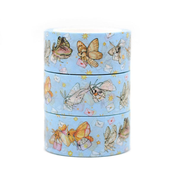 Mail Moths Washi Tape - Freshie & Zero Studio Shop