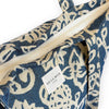 Large Zippered Bag: blue floral - Freshie & Zero Studio Shop