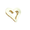 Metal Heart Shaped Claw Clips - Freshie & Zero Studio Shop