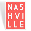 nashville typographic magnet