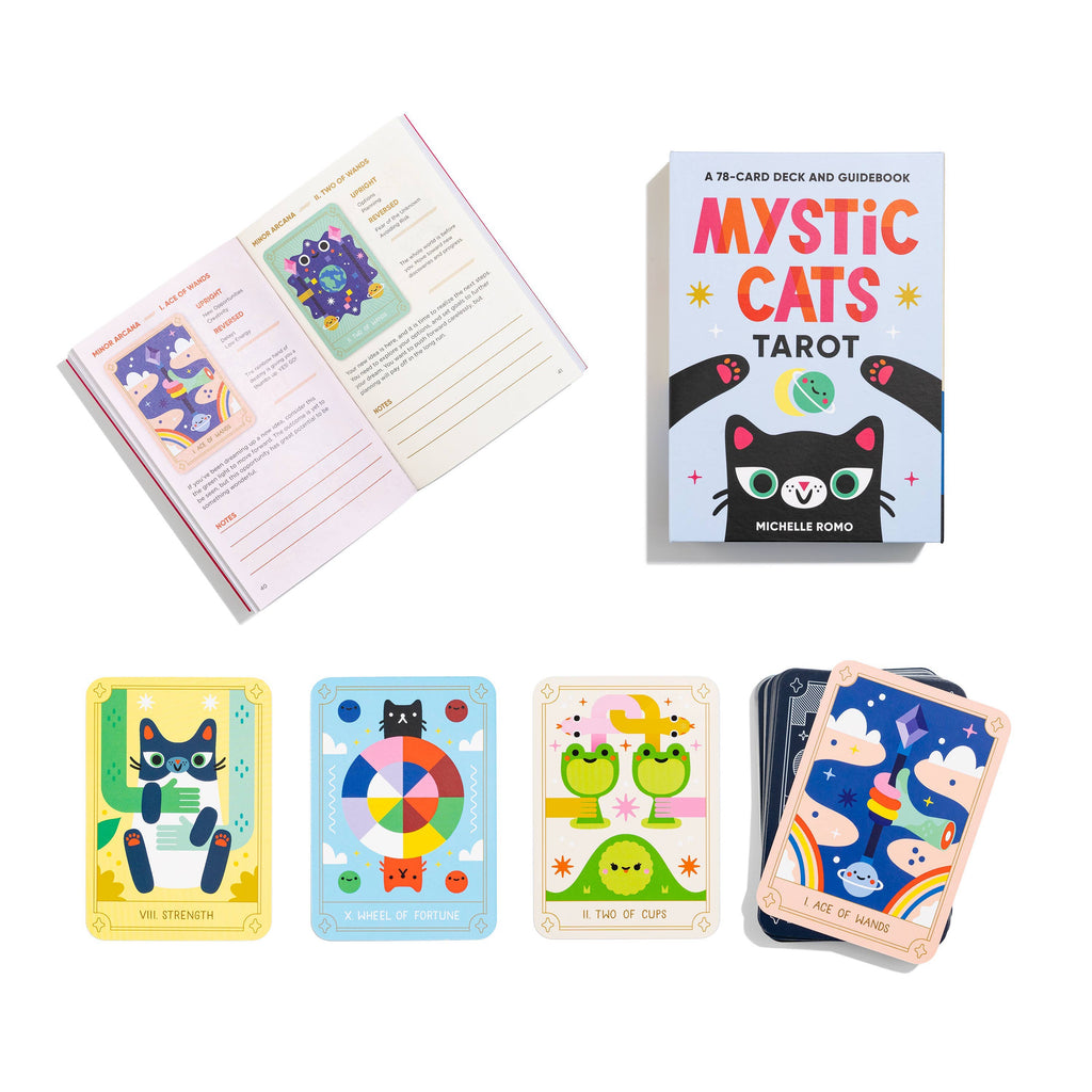 Mystic Cats Tarot: A 78-Card Deck and Guidebook - Freshie & Zero Studio Shop