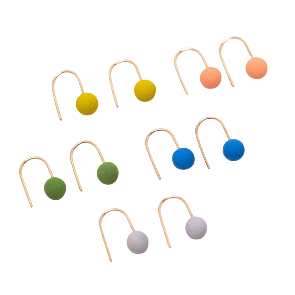 Dainty Dot Earrings by Twenty Two West - Freshie & Zero Studio Shop