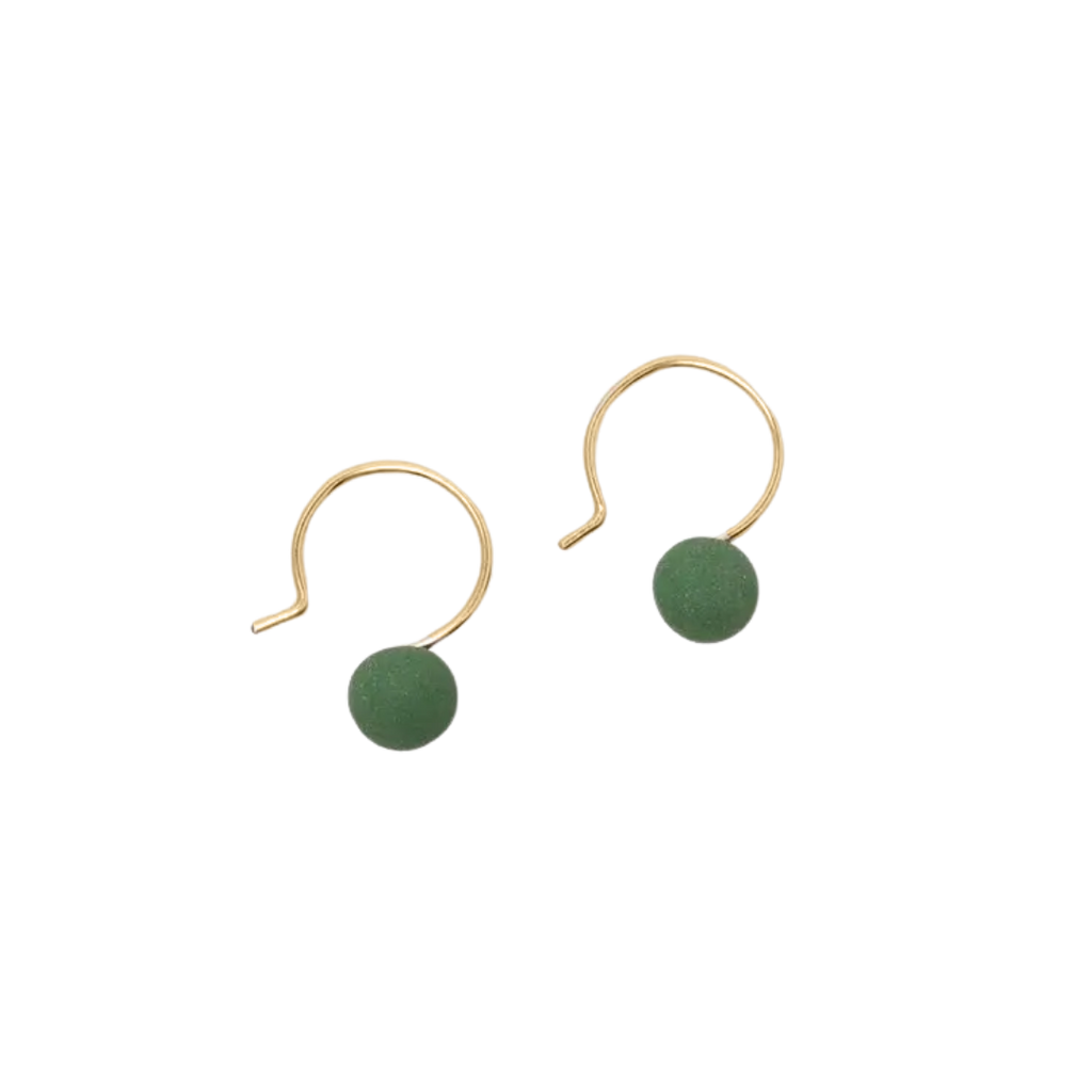 Dapple Dot Porcelain Earrings by Twenty Two West - Freshie & Zero Studio Shop