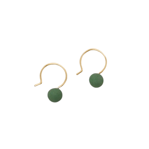 Dapple Dot Porcelain Earrings by Twenty Two West - Freshie & Zero Studio Shop