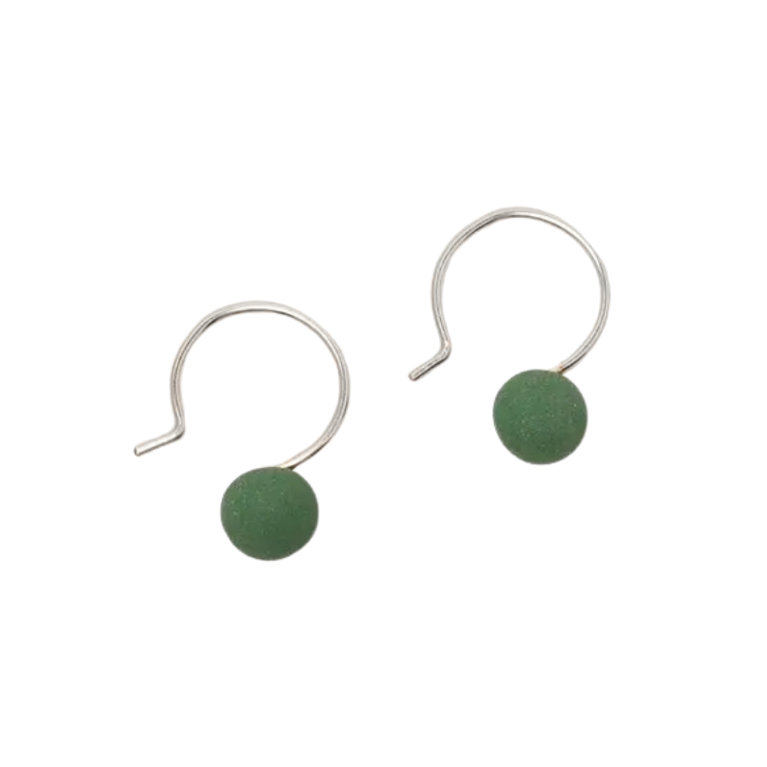 Dapple Dot Porcelain Earrings by Twenty Two West - Freshie & Zero Studio Shop