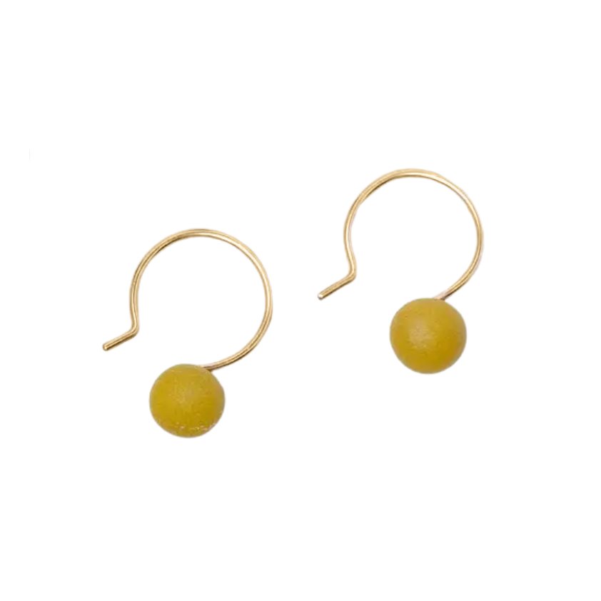Dapple Dot Porcelain Earrings by Twenty Two West - Freshie & Zero Studio Shop