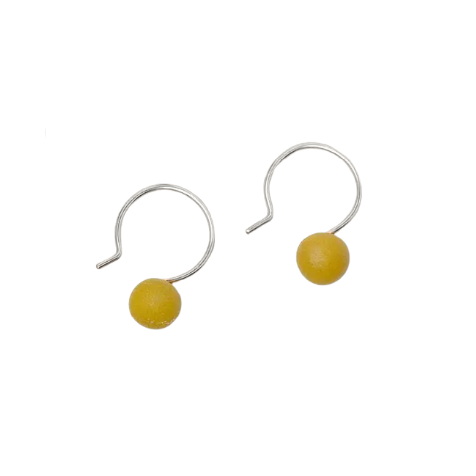 Dapple Dot Porcelain Earrings by Twenty Two West - Freshie & Zero Studio Shop