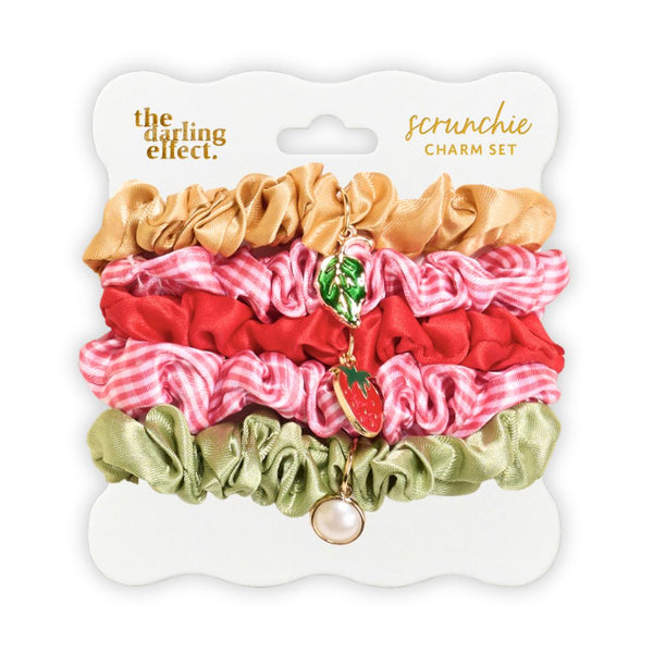 Charmed Scrunchie Set - Strawberry Squeeze - Freshie & Zero Studio Shop
