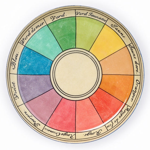 Cercle Chromatique 8" Round Enamel Tray - Freshie & Zero Studio Shop