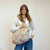 Large Zippered Bag Flora - Freshie & Zero Studio Shop