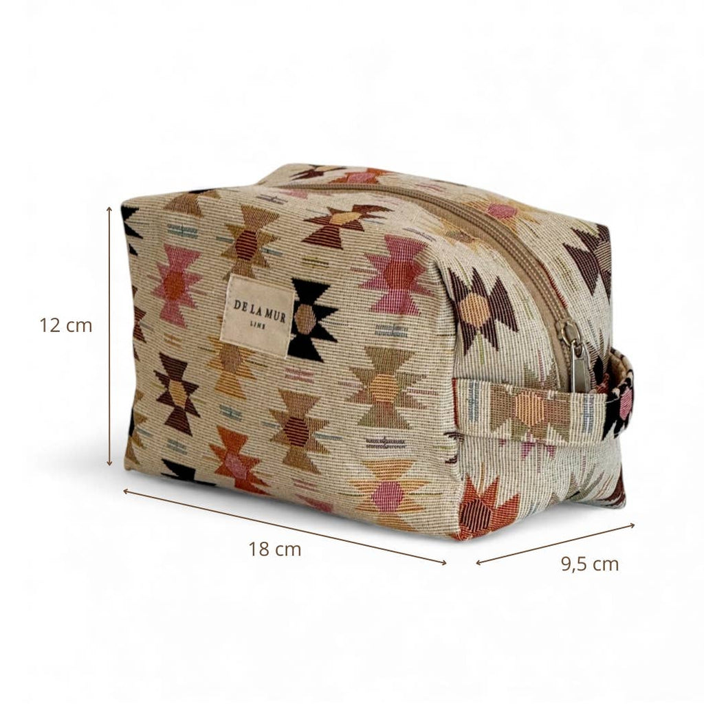Squared Makeup Bag Royal - Freshie & Zero Studio Shop