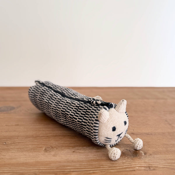 Cat Pencil Case in Black - Freshie & Zero Studio Shop