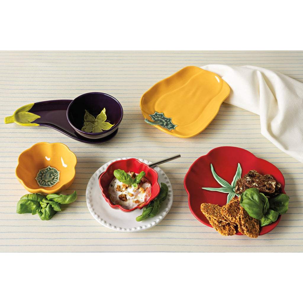Red Heirloom Tomato Shaped Dish - Freshie & Zero Studio Shop