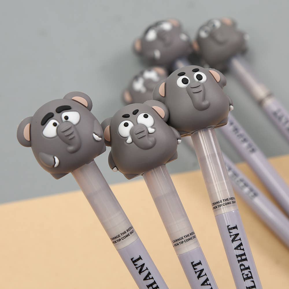 Silly Elephant Gel Pen - Freshie & Zero Studio Shop