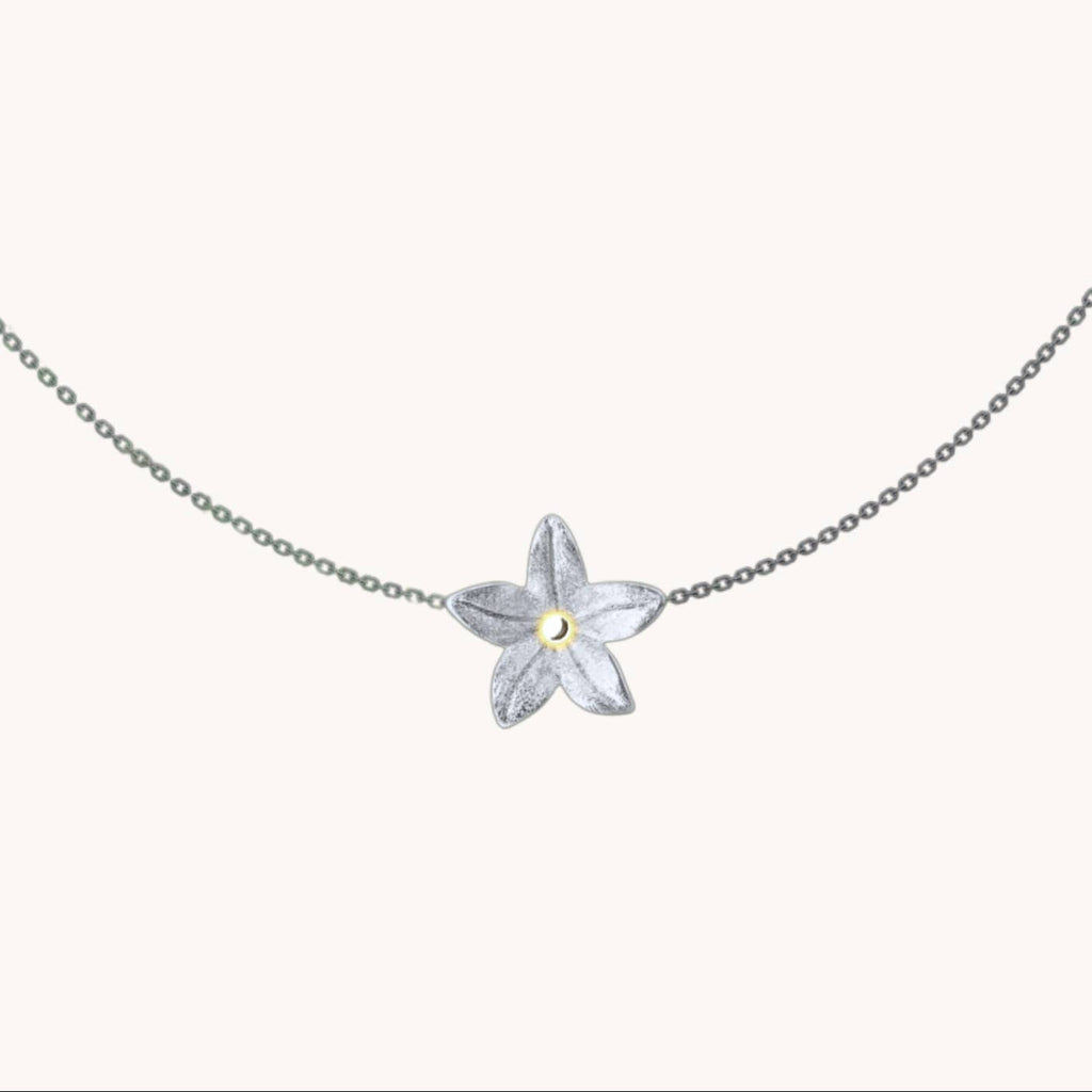 Silver Lily Necklace by Gratinsta - Freshie & Zero Studio Shop