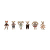 Little Animals in Fancy Outfits Soft Dolls - Freshie & Zero Studio Shop