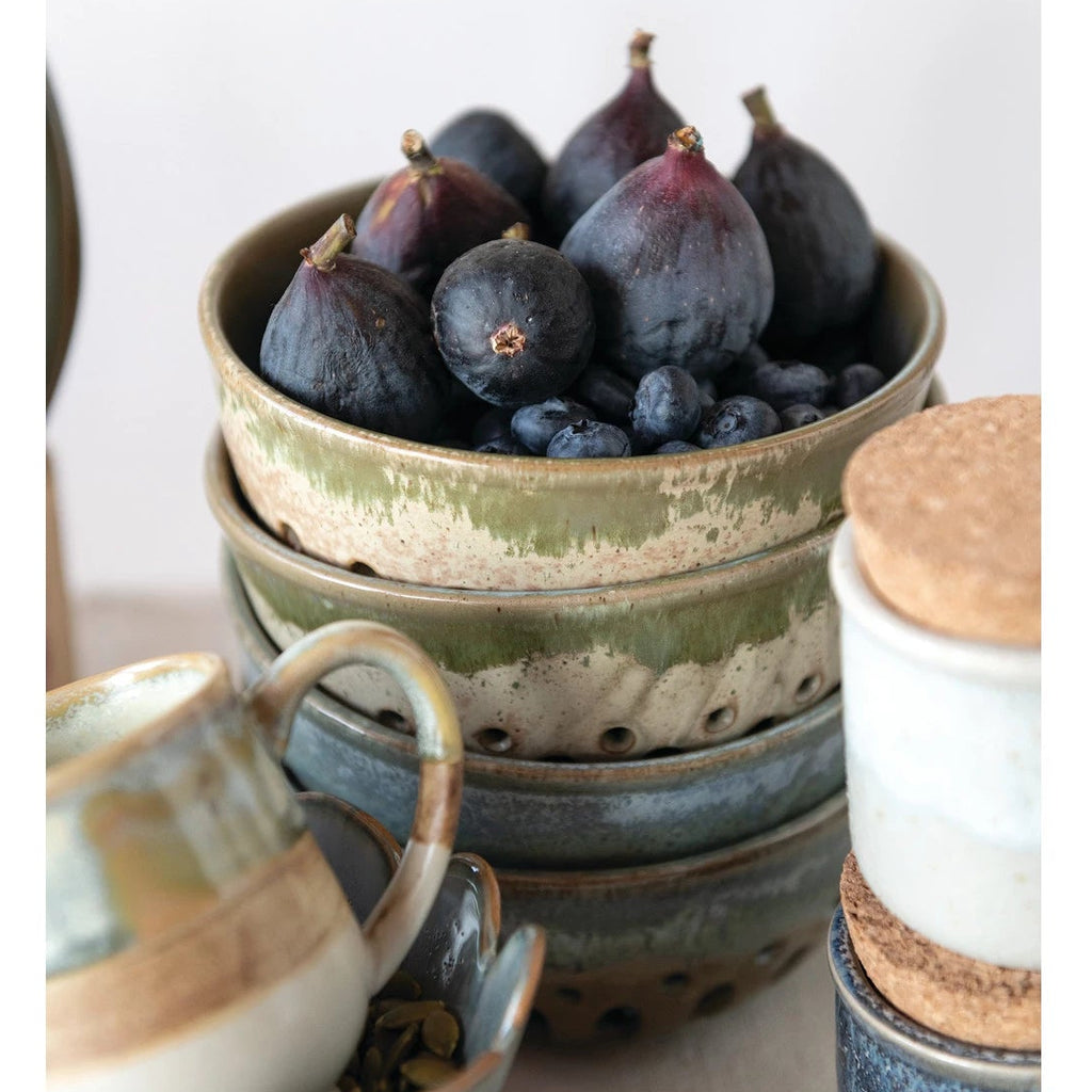 Ocean Haze Stoneware Small Berry Bowl - Freshie & Zero Studio Shop