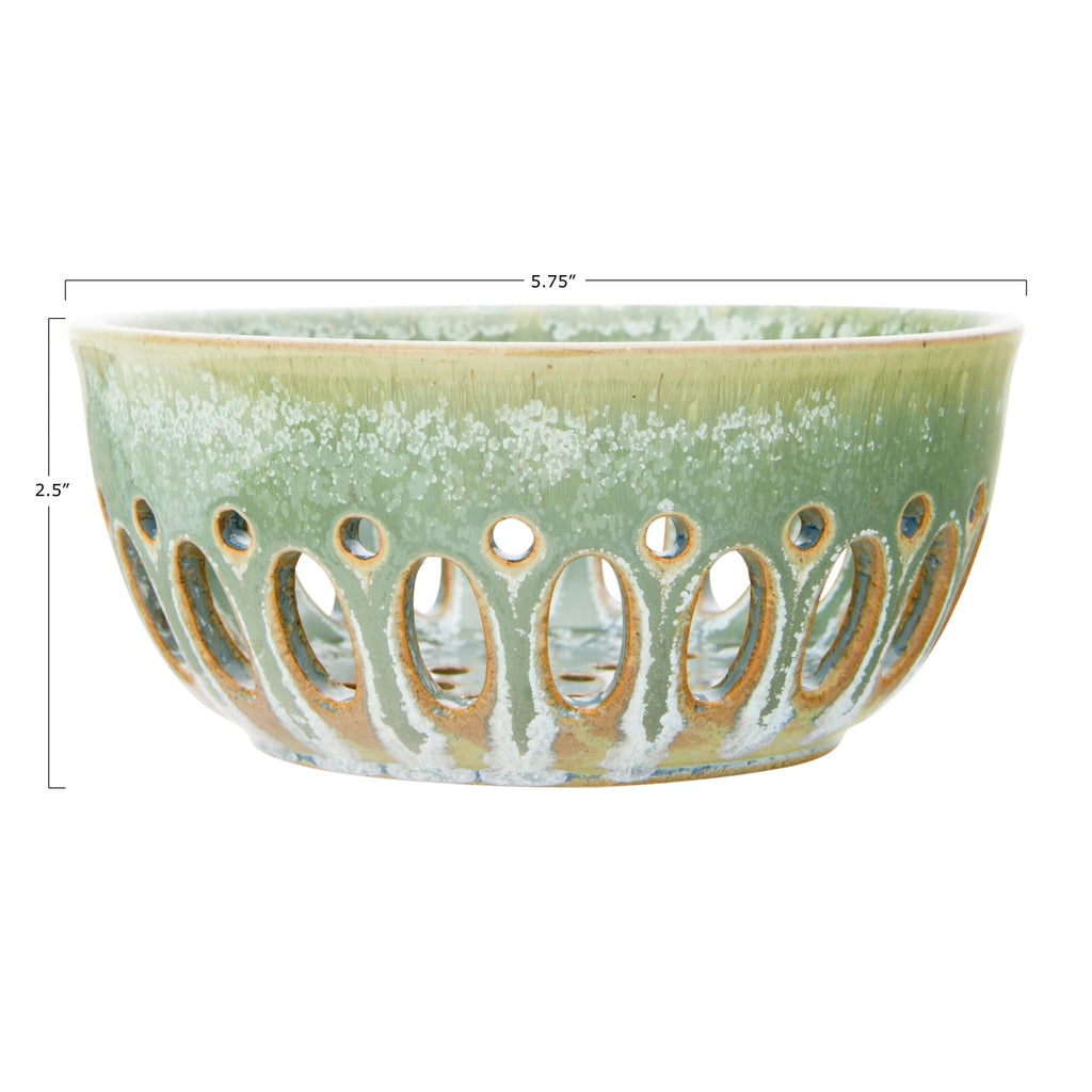 Ocean Haze Stoneware Small Berry Bowl - Freshie & Zero Studio Shop