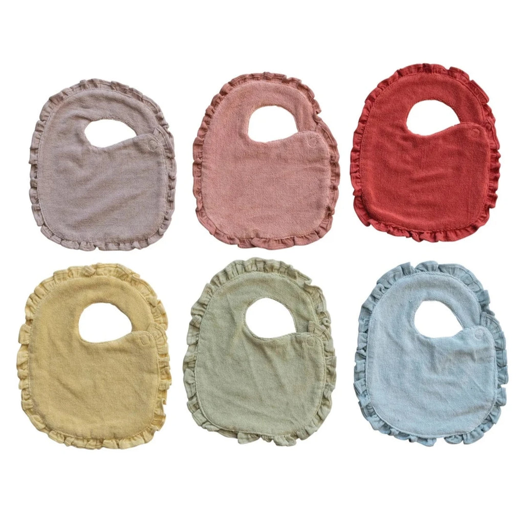 Ruffle Cotton Cloth Baby Bib - Freshie & Zero Studio Shop