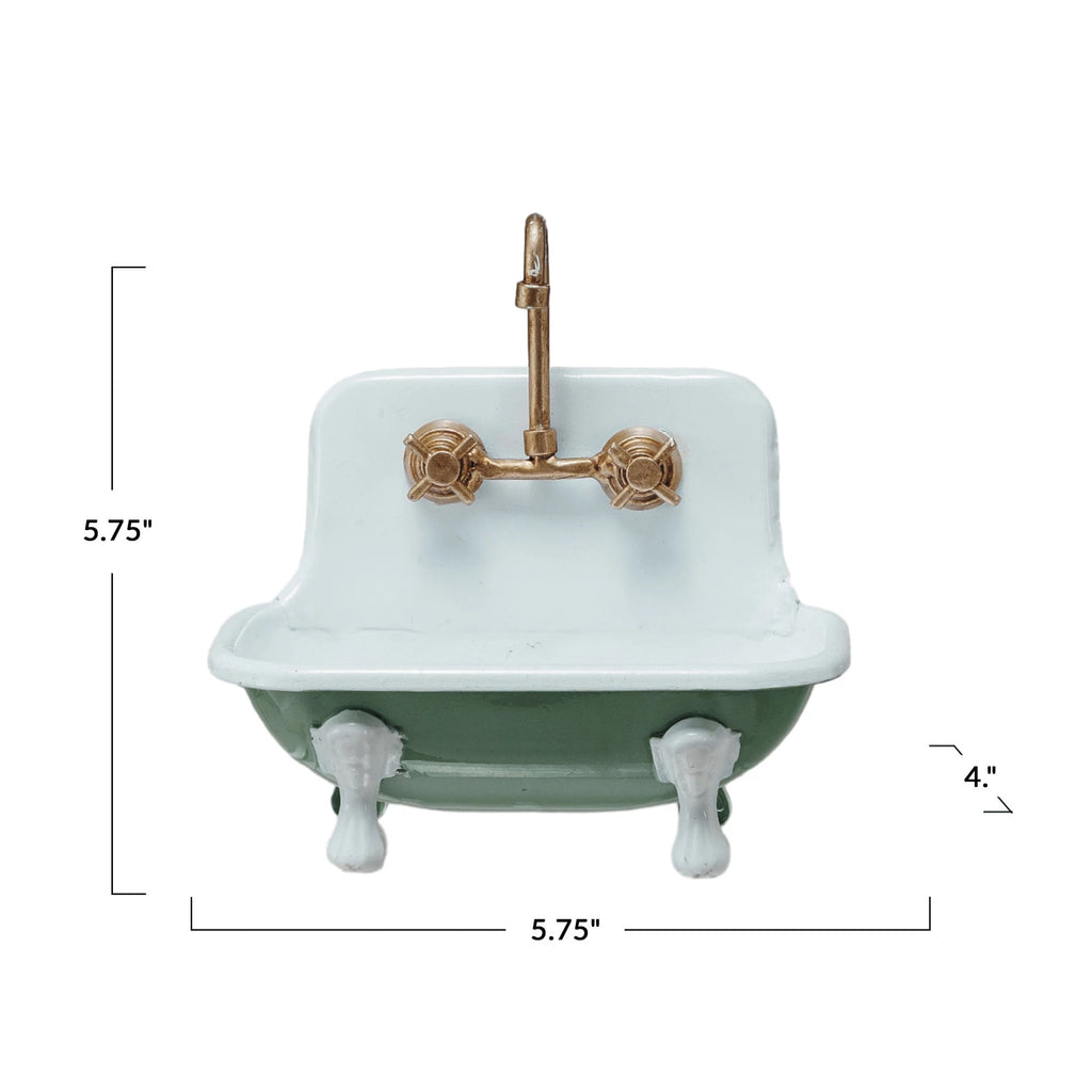 Mini Metal Sink Soap Dish - Freshie & Zero Studio Shop