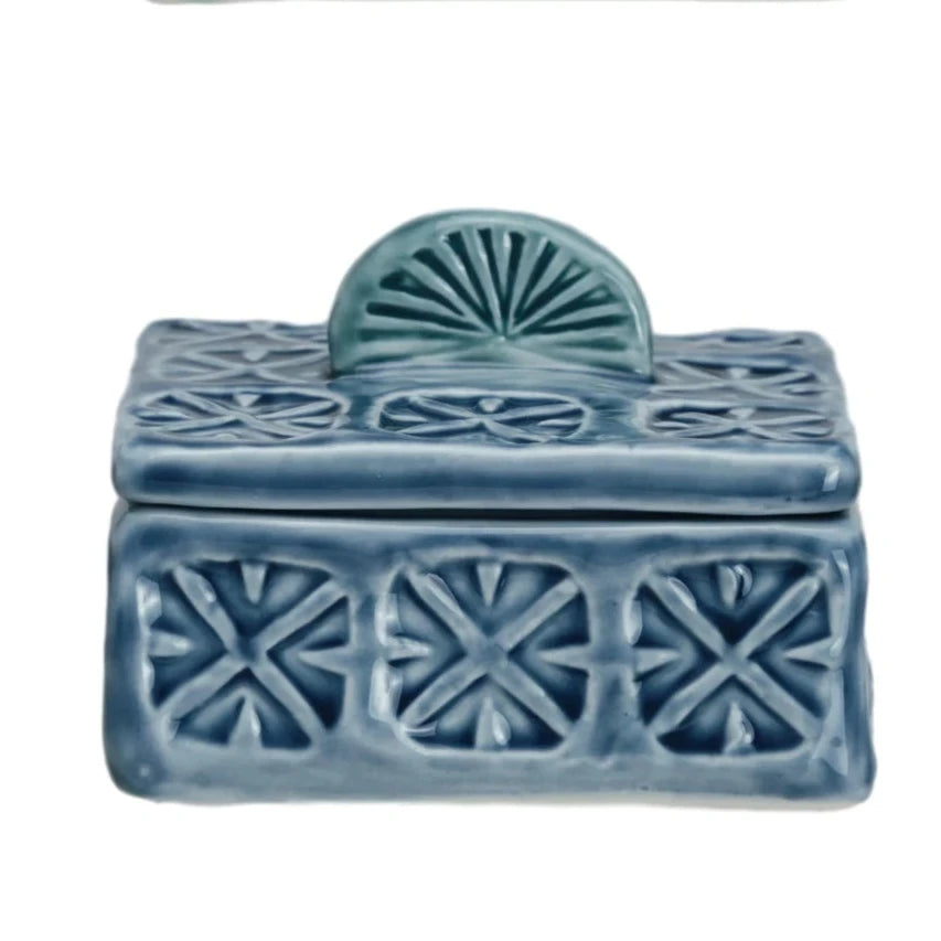 Stamped Stoneware Salt Cellar - Freshie & Zero Studio Shop
