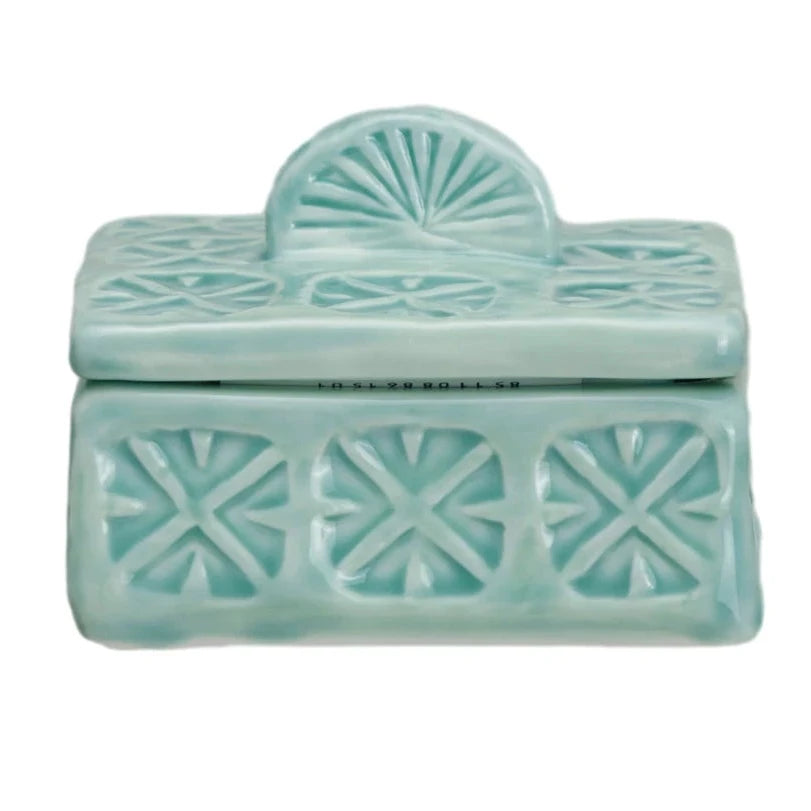 Stamped Stoneware Salt Cellar - Freshie & Zero Studio Shop